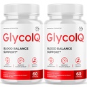 (2 Pack) Glyco IQ Capsules, Official GlycoIQ Blood Health Support Pills with All Natural Ingredients, Glyco IQ Advanced Health Support Formula with Premium Vitamins for Women & Men (120 Capsules)