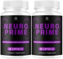 (2 Pack) Neuro Prime - Neuro Prime Advanced Formula Capsules, NeuroPrime Pills All Natural Ingredients Daily Premium Support Vitamins for Overall Health & Wellness Reviews, 120 Capsules for 2 Months