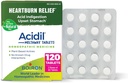 Boiron Acidil Tablets for Relief of Acid Reflux, Heartburn, Indigestie en Upset Maag - 120 Tel (2 Pack of 60)