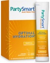 Himalaya PartySmart Tropical Electrolytes Powder Packets, 12 Compte, Soutient l'hydratation, Réhydrater avec le sodium et le potassium, Vitamine C et plus, Antioxydant Recovery Blend Lait Thistle, Ginger & Turmeric