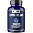KORE VascuFlow Nattokinase 10800 fu Arterial Support, Organic Nattokinase Supplement for Daily Wellness