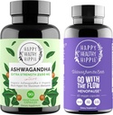 Gelukkige gezonde Hippie Ga met de stroom Menopauze Ondersteuning & Organische Ashwagandha