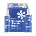 ASUTRA Ultimate Topical Magnesium Bundle, 4 fl oz Magnesium Oil Spray, 4 lb Bag of Magnesium Chloride Bath Flakes, 6.76 fl oz Everyday Magnesium Lotion, Magnesium Derived from Zechstein Seabed