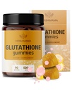 HERBAMAMA Reduced Glutathione Gummies - 500mg L-Glutathione for Liver Cleanse Support - Vegan, Non-GMO Liver Supplement - 90 Pectin-Based Banana-Flavored Chews.