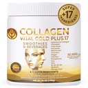Vital Life, Collagen Peptides Powder – Hydrolyzed Collagen with BioSynergy Formula & 17 Super Ingredients, Pineapple Flavor, 26 oz, Supports Hair, Skin, Nails, Bones & Joint Health for Women & Men.