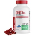 Bronson Antarctic Krill Oil 2000 mg met Omega-3s EPA, DHA, Astaxanthine en Fosfolipiden, 250 Softgels (125 Servings)