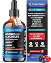 Magnesium Glycinate & Ashwagandha vloeibare druppels met Valeriaanwortel, kamille, passiebloem, citroenbalsem & L-Theanine - Veganistische snelle Absorptie - Supplement voor Wellness & Relaxation (Mixed Berry, 60ml)