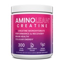 AminoLean Creatine voor vrouwen en mannen, Pure Micronized Creatine Monohydraat Poeder Supplement voor spiertoning, Mood Support, Energie Boost, en Brain Health, 300g