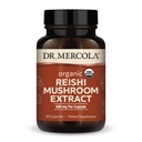Dr. Mercola Organic Reishi Mushroom Extract, Dietary Supplement, Immune Support, Non-GMO, Certified USDA Organic - 30 Servings (30 Capsules)