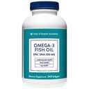 De Vitamin Shoppe Omega 3 Visolie, EPA & DHA 500mg, Purity Assured, Molecularly Distilled to Support Cardiovasculaire, Gezamenlijke en Brain Health 1000mg (240 Softgels)