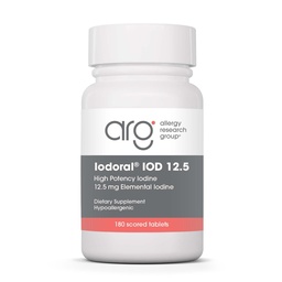 Optimox Jodoral 12,5 mg supplement - Jodium Supplement, schildklier ondersteuning voor vrouwen en mannen, Lugol oplossing pillen, kaliumiodide tabletten, dagelijkse minerale complex - 180 Tel.
