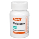 Rugby Melatonin 1mg Tablets - Dietary Supplement - 90 Count