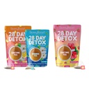 SkinnyBoost 28 Day Detox Tea Kit + 28 Day Hibiscus Berry Daytime Tea – Gentle Cleanse, Digestion & Bloat Relief – Green Tea, Garcinia, Herbal Blend – Vegan, Non-GMO, Sugar-Free