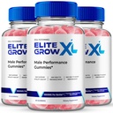 Elite Grow XL Gummies, EliteGrow XL Supplement Gummies for Men - Maximum Strength Performance All Natural Gummy to Support Stamina, Endurance and Energy, EliteGrowXL Gomitas Reviews (3 Pack)