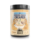 Earth Fed Muscle Vanilla Protein Coffee Creamer Powder - Collagen Peptides, Lion's Mane, Coconut Milk, Non-Dairy - Morning Charge - Focus + Joint Support - 24 Servings