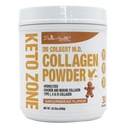 Divine Health Dr. Colbert, MD Hydrolyzed Collagen Powder | Gingerbread Flavor Type I, II, III Chicken & Marine | Hair, Skin & Nails | Recommended in Keto Zone | 630g | 30 Servings