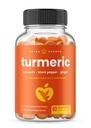 NutraChamps Gummies curcuma pour adultes et enfants avec Ginger & Black Pepper Extract, 95% Curcuminoïdes, Vegan Natural Curcumin Joint Support Supplément, Tumeric Gummy Suppléments