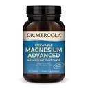 Dr. Mercola Magnesium Chewable Advanced, 30 Servings (60 Tablets), Dietary Supplement, Magnesium L-Threonate, Cherry Flavor, Non-GMO