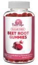 Suikervrije Nitric Oxide Beetwortel Gummies - Beetwortel Kauwtabletten voor atletische prestaties, Nitric Oxide Booster, Energie, Bloedstroom en Circulatie - 90 Beet Root Gummy Kauwen.