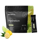 Gainful Hydration Powder Packets, Caffeine Free with Key Electrolytes Magnesium and Sodium, Energy Support, Low Sugar, Lemon Lime, 21 Sticks