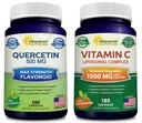 aSquared Nutrition Bundle for Quercetin 500mg & Vitamine C Liposomal Complex 1500mg - Immuun Ondersteuning