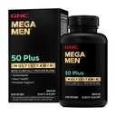 GNC Mega Men 50 Plus Multivitamine Antioxidanten Hartgezondheid Prostaat en Circulatorium Ondersteuning 120 Tellen