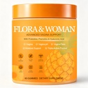 Women's PROBIOTIC Gummies, Rich in PREBIOTICS and HYALURONIC Acid, Sugar-Free and CONTAINING Pineapple Ingredients, Non-GMO, Vegan Product | 60 Gummies
