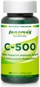 C-500, Powerful Antioxidant Protection & Immune Health, Vitamin C 500mg, 90 Veg Capsules, Daily Immunity and Wellness Support Supplement,