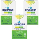 Fruit Flavored Hydration with Electrolyte Drink Mix, 6 count per Box (3 BOXES, Lemon-Lime)