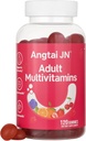 Gommies multivitamines pour les femmes et les hommes - 13 vitamines et minéraux (A, C, D, E, Biotine, acide folique, zinc), végétalien amical, soutien santé immunitaire, mélange de fleur de baie, 120 Gommies multivitamines, 60 jours d'approvisionnement