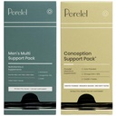 Perelel Conception Support Pack & Men's Multi Support Pack, Prenatale Multivitamine voor vruchtbaarheid Wellness & Daily Multivitamine voor Wellness voor mannen, 60 Daily Pill Packs
