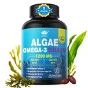 Omega 3 Fish Oil Softgels met DHA 720mg EPA 360mg, Vegan Algen Science 2:1 Ratio voor Brain Eye, Plant Based Sustainablely Sourced Omega 3 Supplement, Visolie Alternatief 1200mg, Geen Vis Smaak, 120Cts