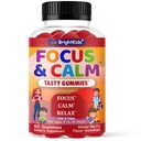 BrightKids Focus & Calm Magnesium Gummies for Kids & Teens – Kids Magnesium Supplement for Relaxation Support, Calm Daily Routine, Berry Flavor, Vegan, Non-GMO, Gluten-Free, 60 Gummies