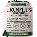 Liposomal Urolithin A Complex, 1250mg 10-in-1 with NAD+, NR, & Resveratrol