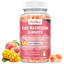Magnesium Glycinate Gummies for Kids: Calm Magnesium Supplement for Kids & Adults with Zinc Citrate, GABA, Chamomile, Vitamin B6 & C - Sleep, Relaxation & Focus, Juicy Peach & Mango Flavor 60 Count