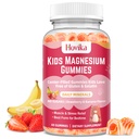 Magnesium Glycinate Gummies for Kids: Calm Magnesium Supplement for Kids & Adults with Zinc Citrate, GABA, Chamomile, Vitamin B6 & C - Sleep, Relaxation & Focus, Strawberry & Banana Flavor 60 Count