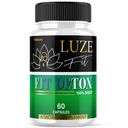 Luze Fit Detox Capsules, LuzeFit Detox Kit & Cleanse Formula Capsulas, All-Natural Premium Ingredients for Overall Health & Wellness Supplement, Loss Support Intensity Pastillas Pills (60 Capsules)