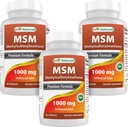 Best Naturals MSM 1000 mg 180 capsules (180 telling (verpakking van 3)