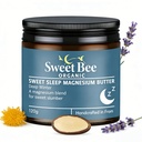 Magnesium Butter - Original Lavender Nighttime Magnesium Cream for Sleep with Shea & Mango Butter, Arnica, Apply to Legs or Feet Before Bed, Skin-Friendly, 4.23 oz