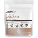 Organix Collageen Peptides Powder with Vitamin C, Types I, II, III, V, X Hydrolyzed Collageen, Hair, Nail, Skin, Bone & Joint Health, Aging Support, Clean Sourced, Gluten Free, Unflavored, 15 Servers