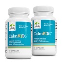 Terry Naturally Calm Kids - Calm Child Supplement - Brain Health Supplement for Focus, Memory & Concentration - Attention Support for Kids - Support Learning & Concentration - 60 Capsules (Pack of 2)