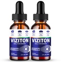 Viziton Eye Drops, Official Viziton Eye Health Supplement Droppers, Maximum Strength, All Natural Visual Wellness, Eye Comfort & Healthy Vision, Premium Advanced Formula Viziton Drops Reviews (2 Pack)