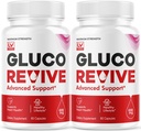 (2 verpakkingen) Gluco Revive - Gluco Revive, Gluco Revive Pillen,Gluco Revive Ondersteuning, Gluco Revive Capsules, Gluco Revive Alle natuurlijke Premium Formule, Gluco Revive Pillen Reviews, 60 Capsules gedurende 2 maanden
