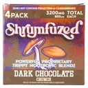 Shrumfuzed Shrumfuzed - Proprietary Nootropic Gummy 3200mg - Lion's Mane, Reishi, Chaga, and Cordycep Nootropic Mushroom Blend (4, Dark Chocolate Crunch)