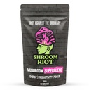 Shroom Riot Cocoa Mushroom Superblend | Instant Chocolate Powder Drink with Lion’s Mane, Chaga, Reishi & Cordyceps | 300g (10.5oz) | 30 Servings