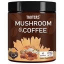 Mushroom Coffee | Enhanced Focus, Boosted Immunity, Improved Energy | 6 Adaptogenic Mushrooms: Cordyceps, Reishi, King Trumpet, Shiitake, Lion's Mane & Turkey Tail | 45 Servings