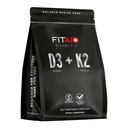 FITAID Essentials Vitamin D3 K2 5000 IU Supplement, 125mcg D3 + 100mcg K2 MK7, High Absorption VIT D3 and K2 Supplements for Athletes, Bone Health & Immune Support, 120 Veg Caps, 4 Month Supply