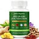 Zafira Organics,Zafira Recovery Foundation,Zafira Saffron Recovery Capsules with Saffron Extract,Myo-Inositol, Magnesium & Ginger Extract,Natural Herbal Formula,Non-GMO,90 Capsules (1)