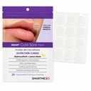 Smart Cold Sore Treatment Patch with Lemon Balm Large 15mm Soothe Itching and Burning - Skin Safe Adhesive