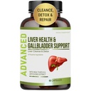 Liver Health Formula en Gallblader Support-Liver Cleanse Detox & Repair to Support Lever Vernieuwen met Artichoke Extract, Milk Thistle, Dandelion Leaf. Leverontgiftingssupplementen voor leverondersteuning.